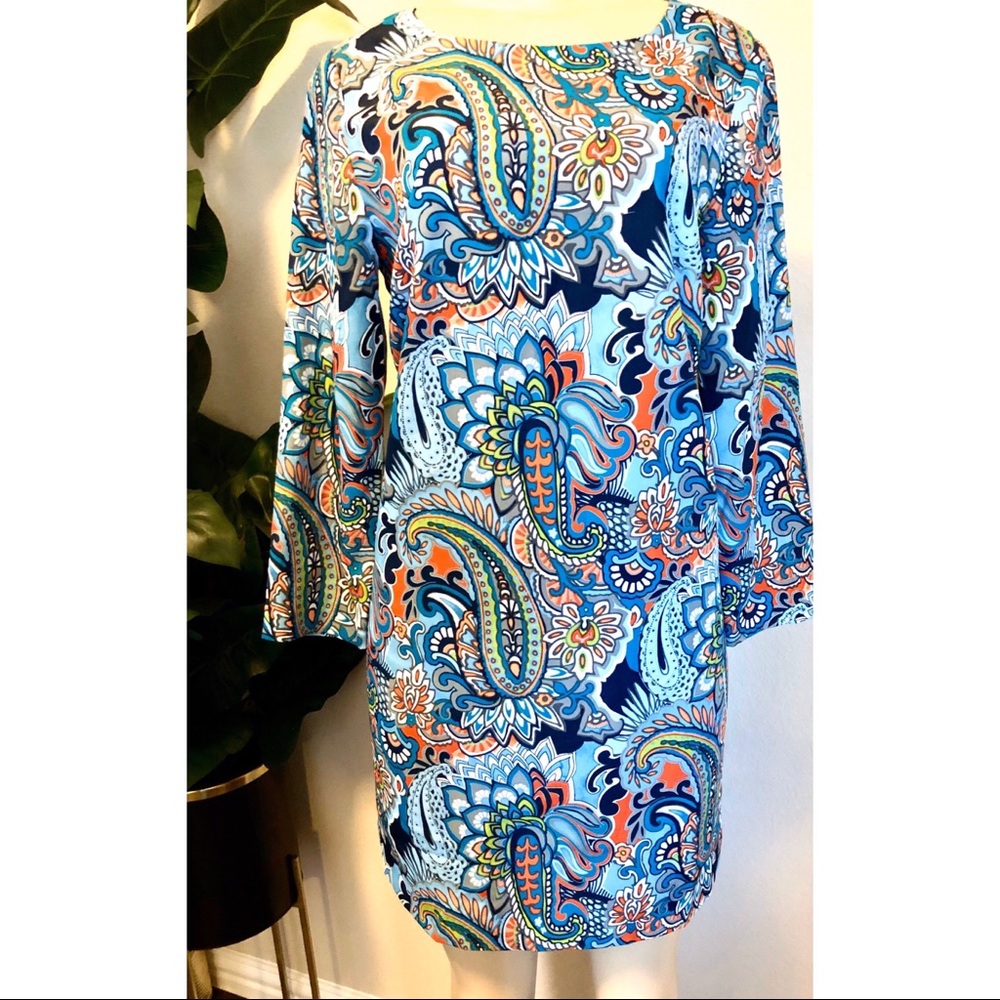 J Crew Moonglow Paisley Shift Dress